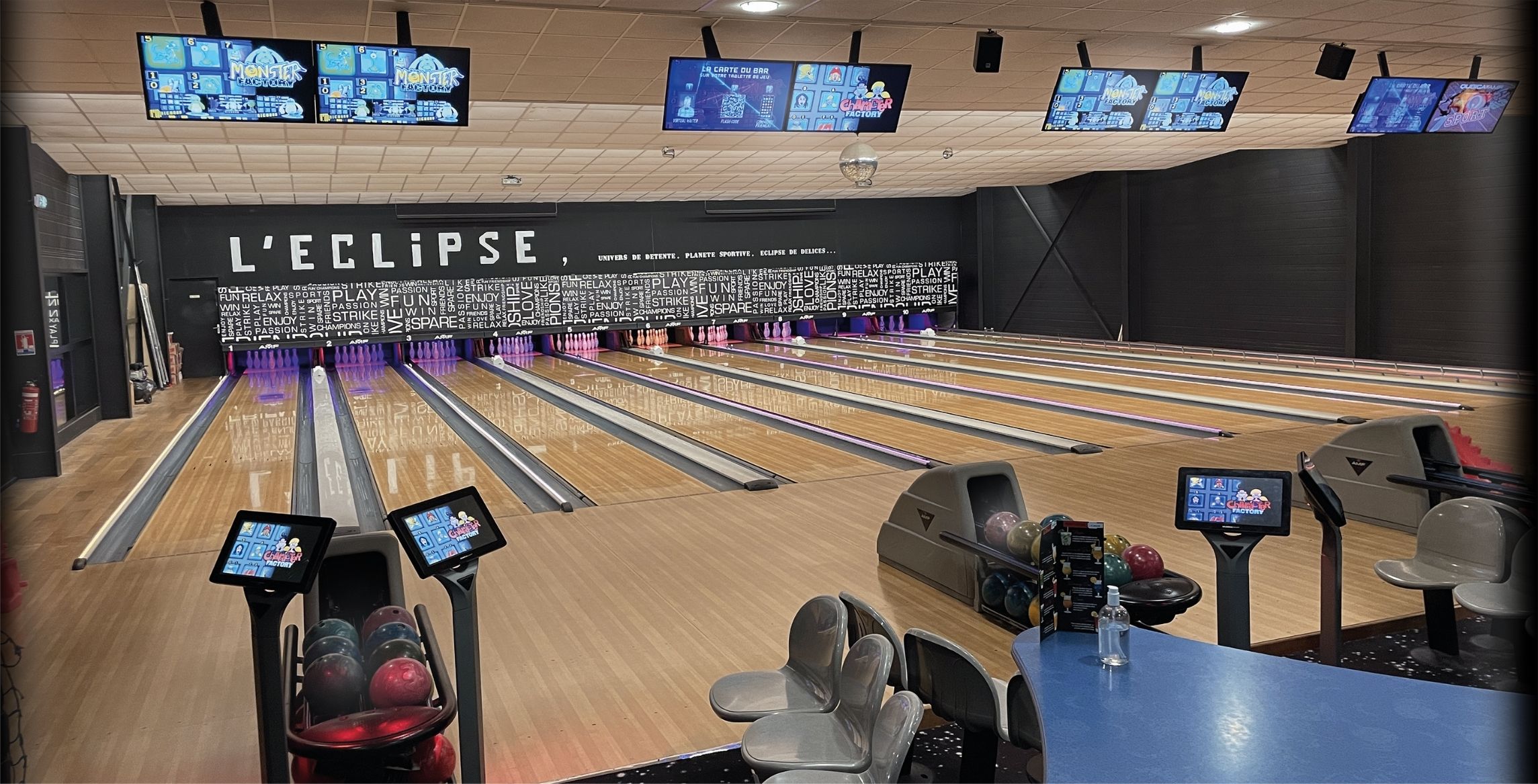 pistes de bowling